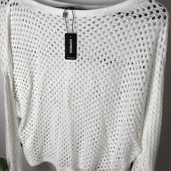 Open Knit Sweater Women’s M NWT Express - Picture 3 of 7